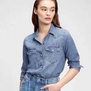 Denim Gap Western shirt